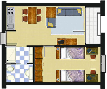 Bilocale-standard-50mq-Campus-1