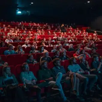 Foto di una sala di un cinema